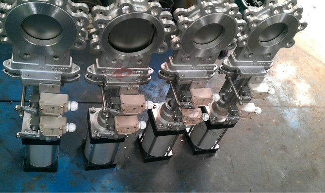 PZ673H、PZ673X氣動刀形閘閥